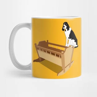 cradle and dog Mug